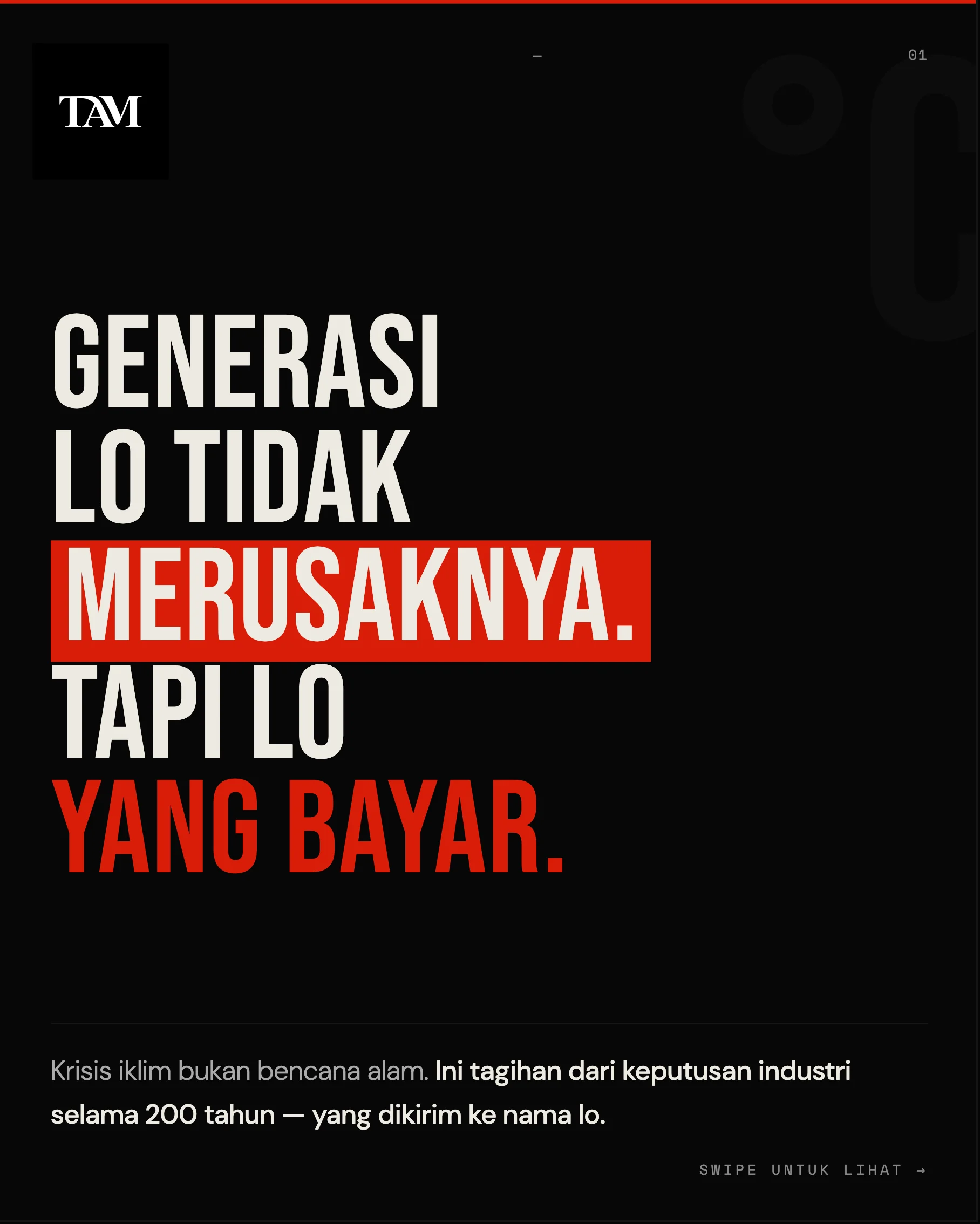Manusia emang hobi bikin masalah lalu pura-pura ka
