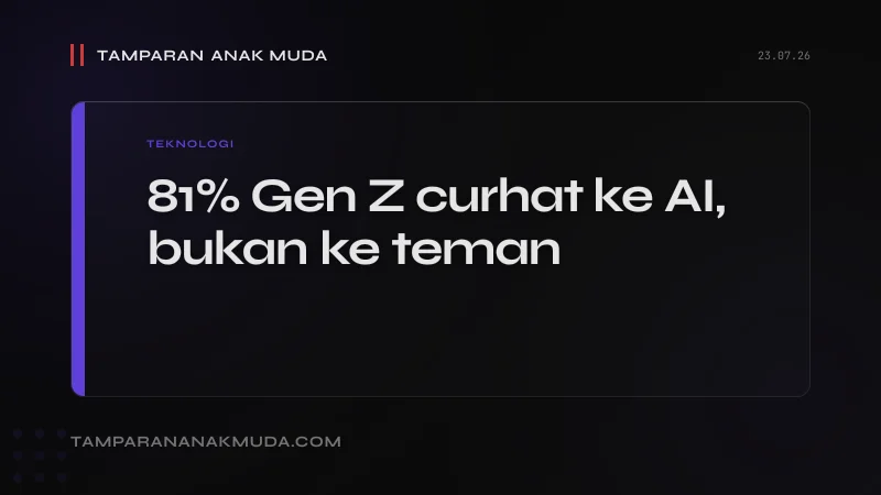 Curhat ke AI: Ketika Mesin Jadi Ruang Aman Gen Z