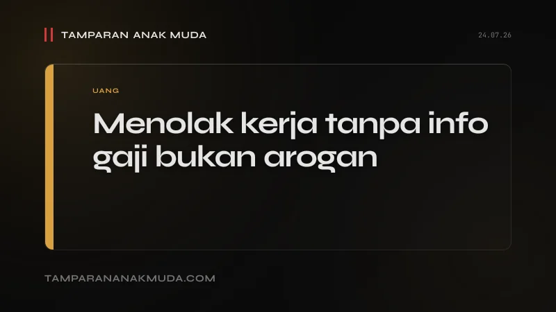 85% Gen Z Menolak Lamar Kerja Tanpa Info Gaji: Bukan Arogan, Rasional