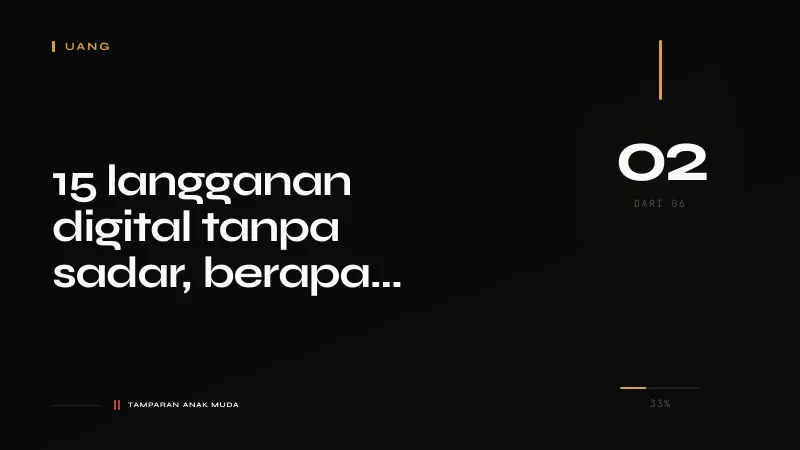 Langganan Tak Kasat Mata: Kamu Menyewa Hidupmu Setiap Bulan Tanpa Sadar