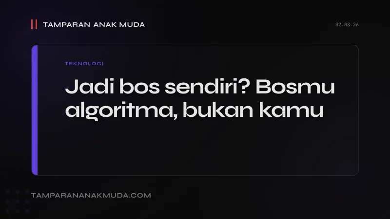 Gojek Grab Bukan Jadi Bos Sendiri, Algoritma yang Jadi Bosmu
