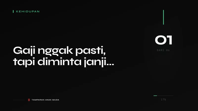 Situationship: Bukan Takut Komitmen, Gaji yang Tidak Pasti