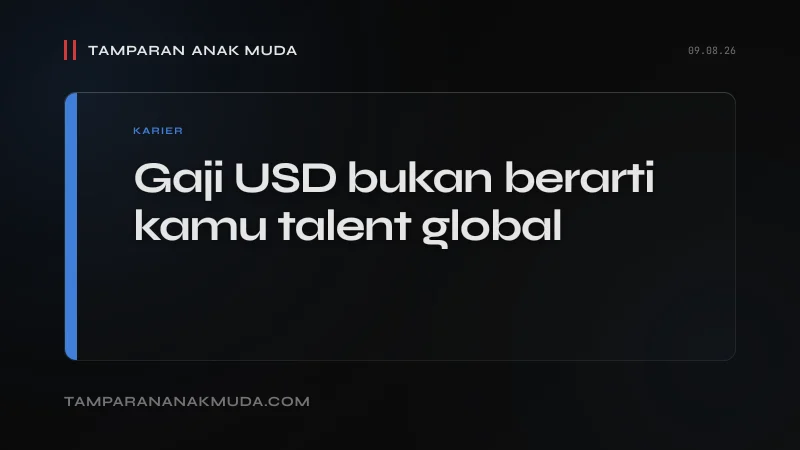 Kerja Remote untuk Bule: Gen Z Indonesia Jadi Talent Ekspor Termurah