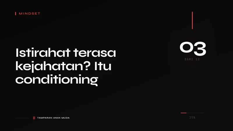 Toxic Productivity: Rasa Bersalah saat Istirahat Bukan Sifat Alami, Tapi Conditioning