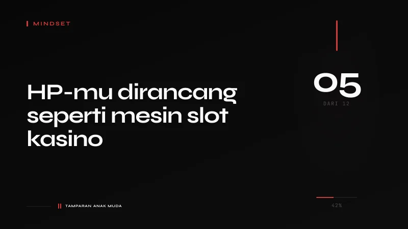Dopamin Loop: Media Sosial Dirancang seperti Mesin Slot Kasino