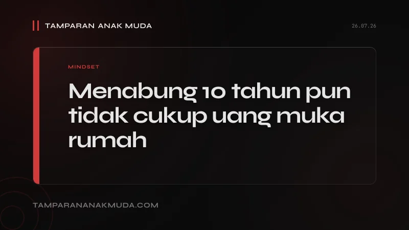 Menabung Jadi Irasional: Bukan Gen Z Boros, Matematikanya yang Tidak Masuk Akal