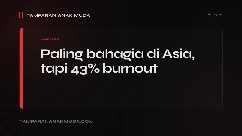 Pekerja Indonesia Paling Bahagia di Asia, Tapi 43% Burnout