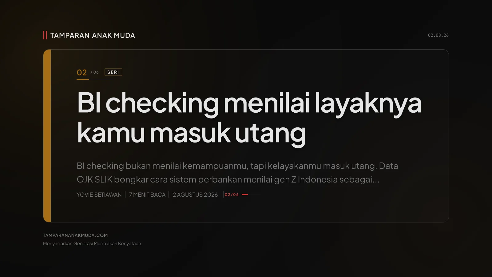 BI Checking: Sistem yang Menilai Kelayakanmu untuk Dijebak