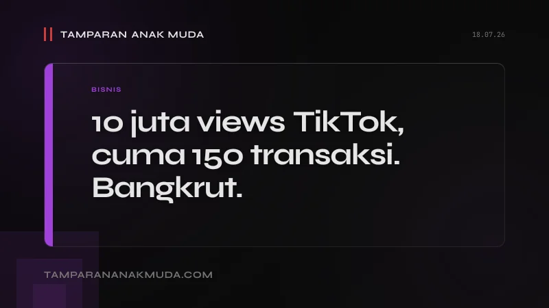 Viral Bukan Bisnis: Kenapa Bisnis Gen Z Cepat Meledak Lalu Cepat Mati